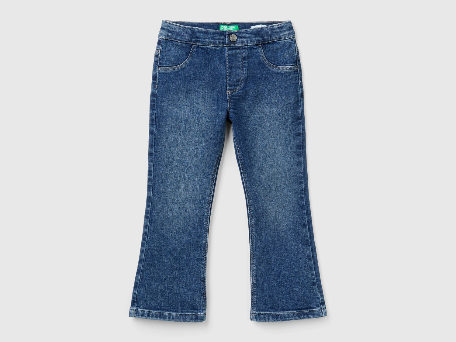 Jeggings in denim stretch da bimba blu | Benetton Outlet