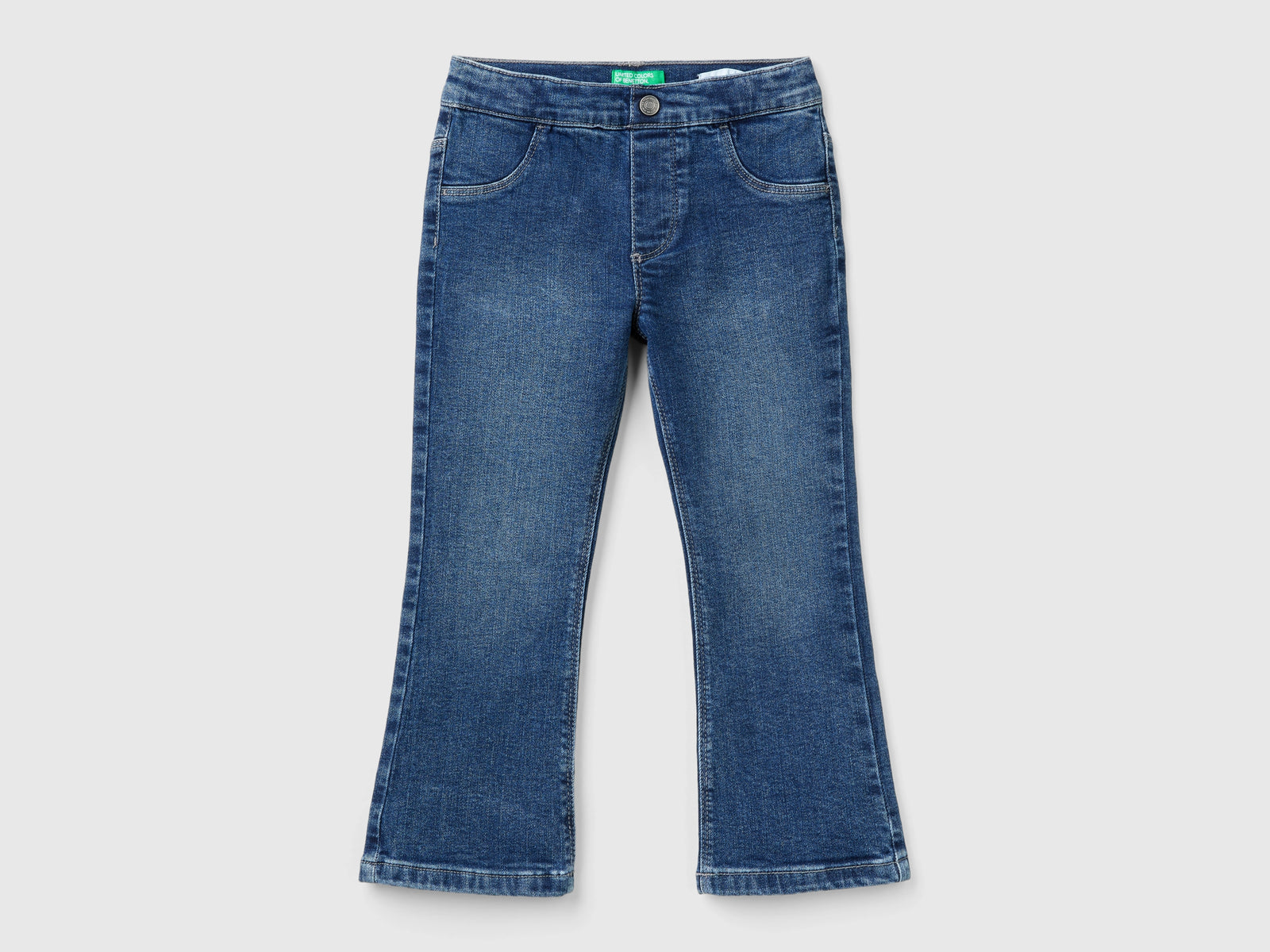 Jeggings in denim stretch da bimba blu | Benetton Outlet