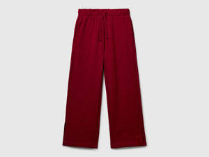Pantaloni ampi in felpa