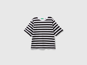 T-shirt a righe comfort fit