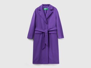 Cappotto lungo con cintura