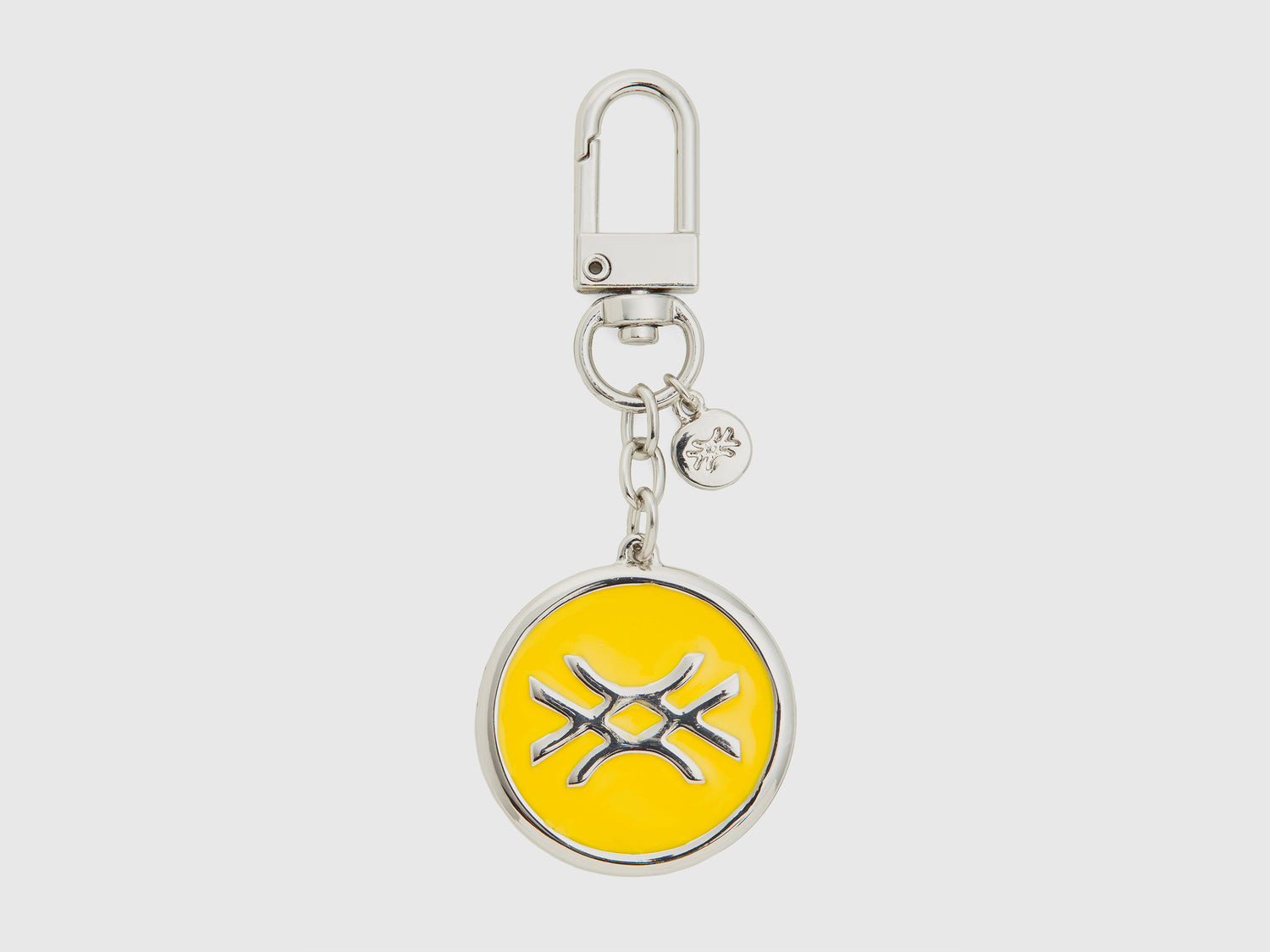 Portachiavi con pendente da donna giallo | Benetton Outlet