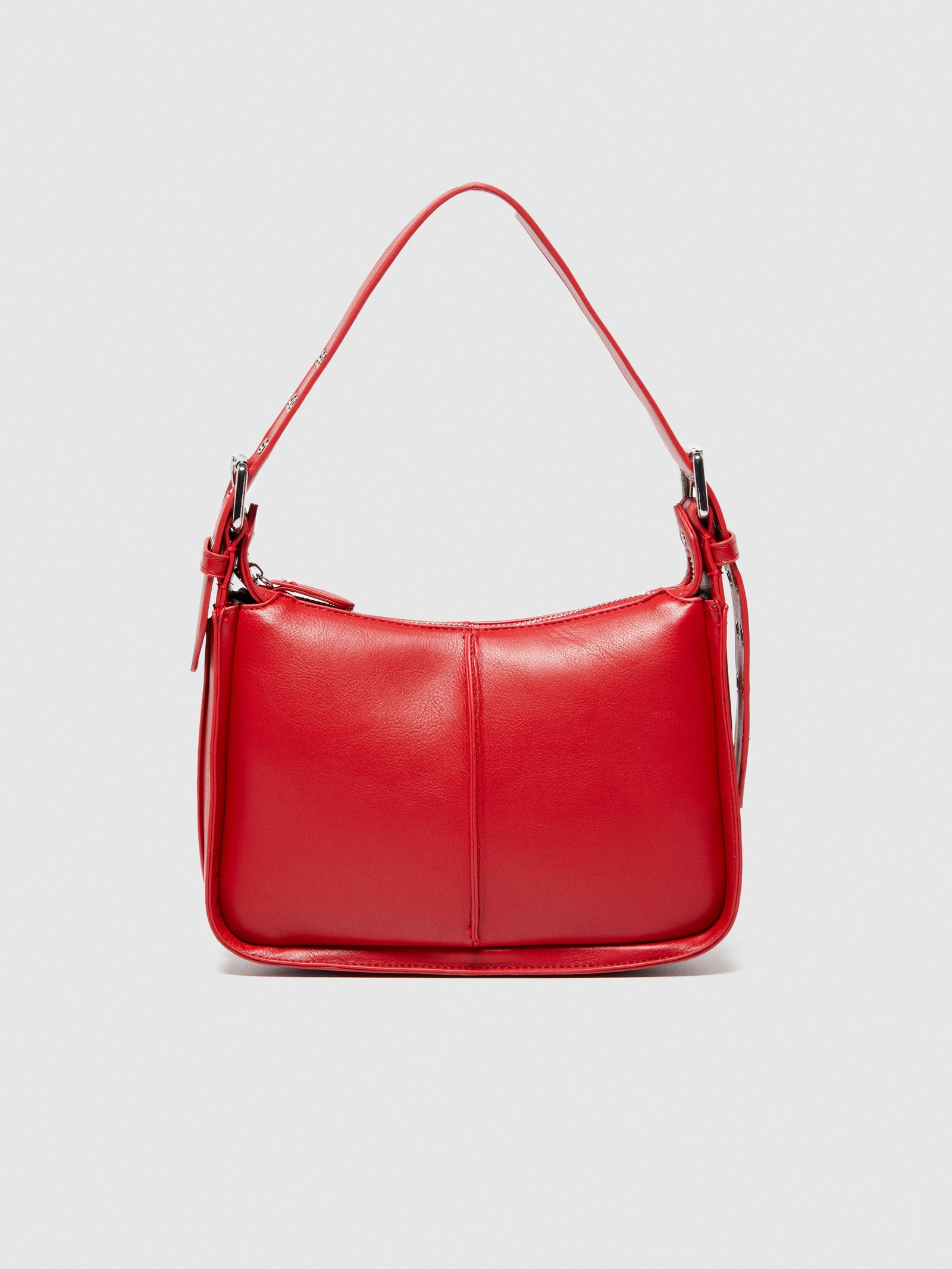 Mini hobo con fibbie da donna rosso | Sisley Outlet