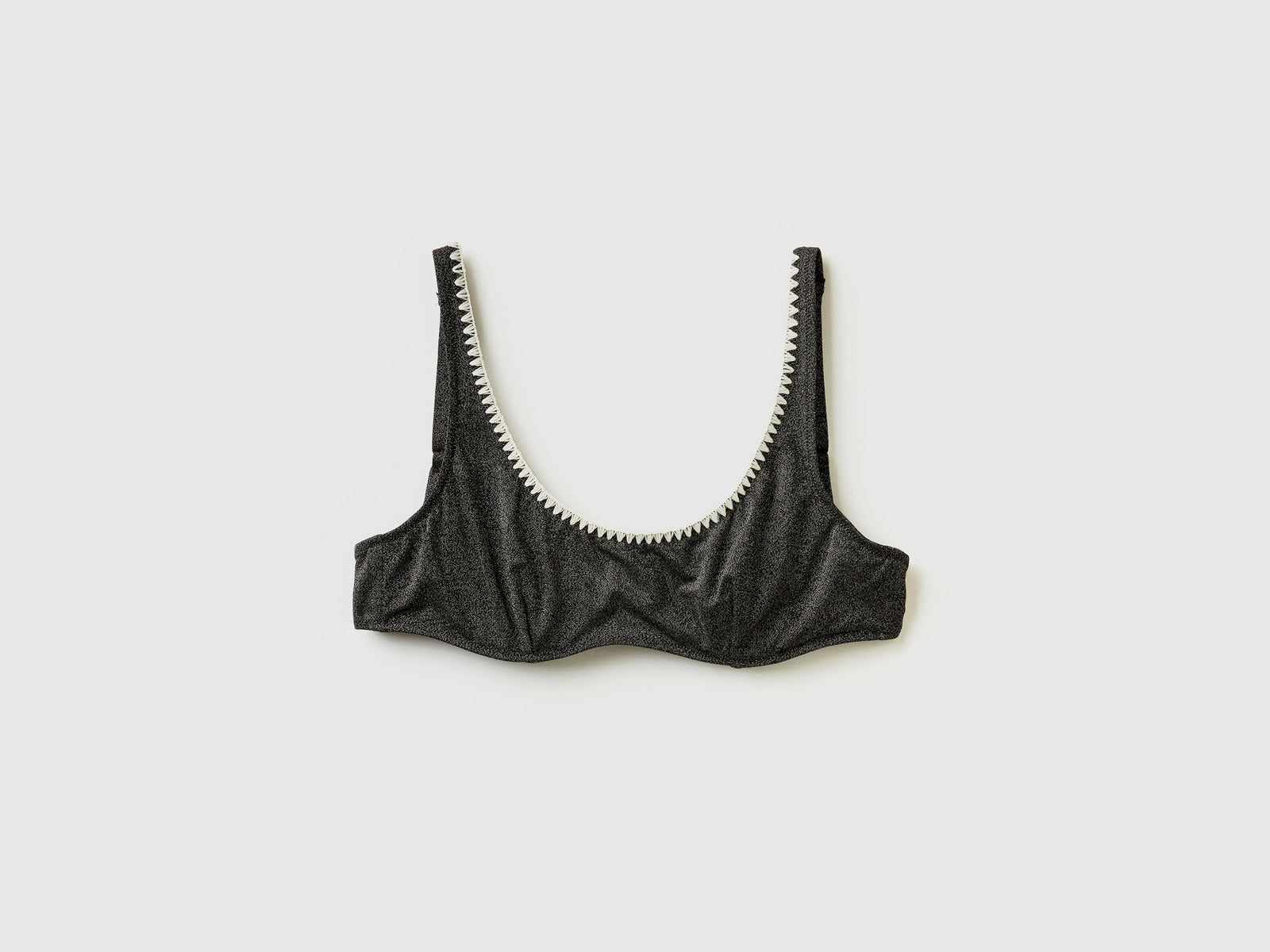 Reggiseno costume coppa C con ferretto nascosto da donna nero | Benetton Outlet