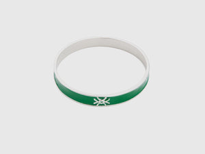 Bracciale bangle con logo