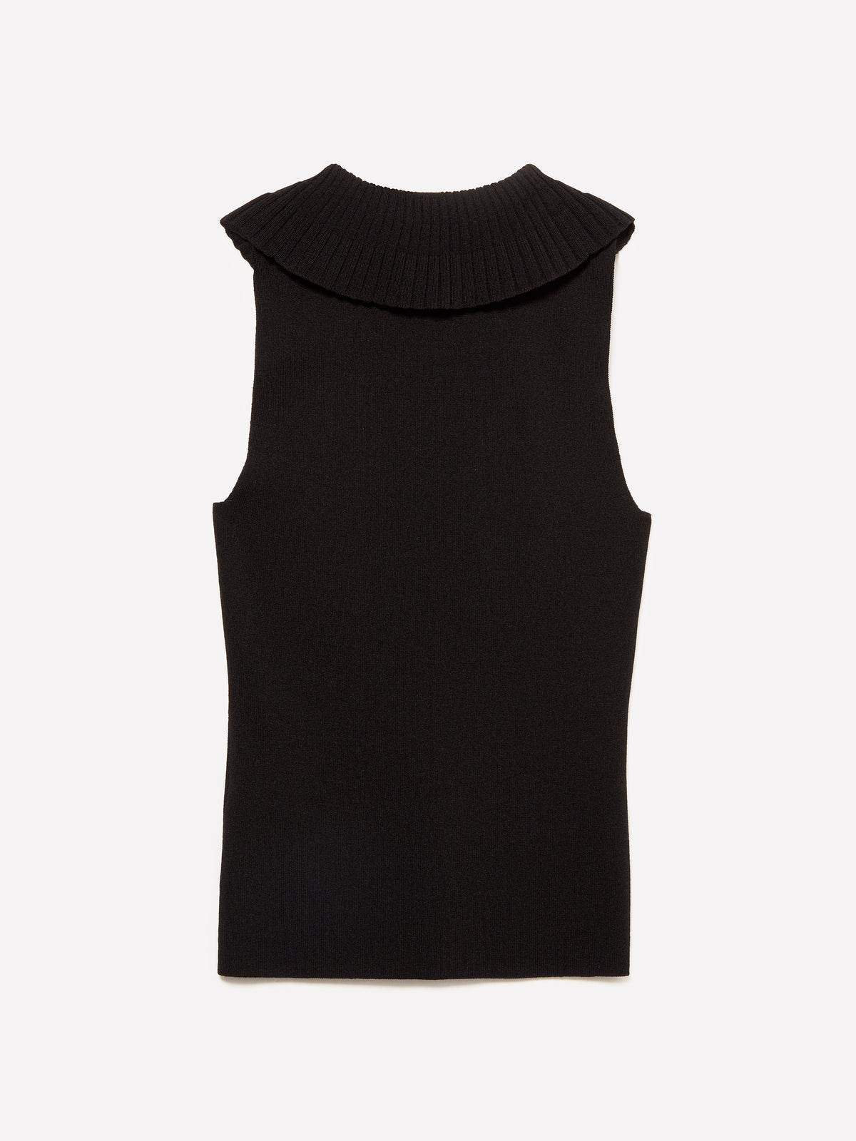 Top in maglia con rouches