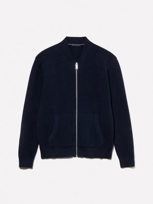 Zip-up cardigan