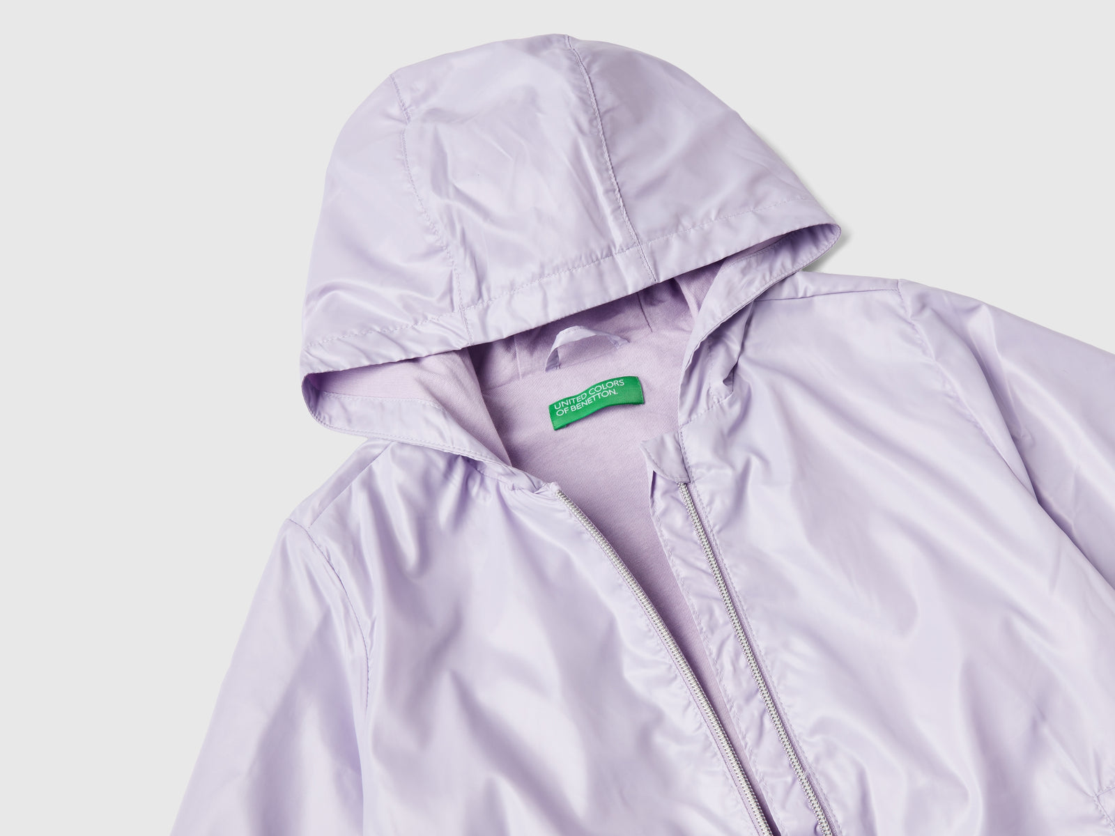 Giacca leggera "Rain Defender" da bambina lilla 3 | Benetton Outlet
