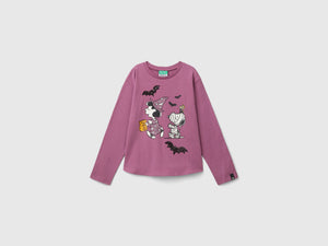 Maglietta ©Peanuts con stampa e paillettes