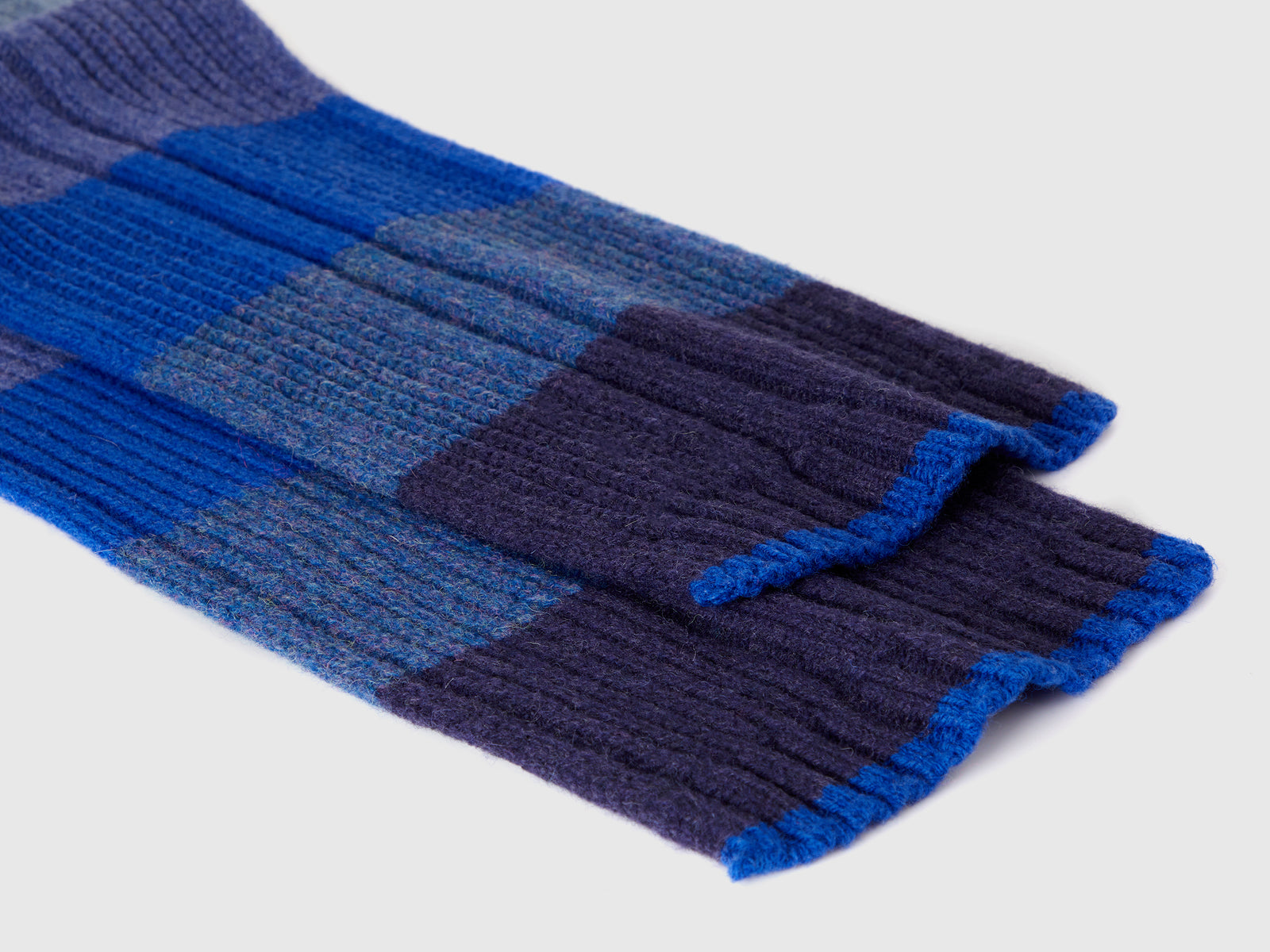 Sciarpa a righe in pura lana Shetland da uomo multi-color 2 | Benetton Outlet