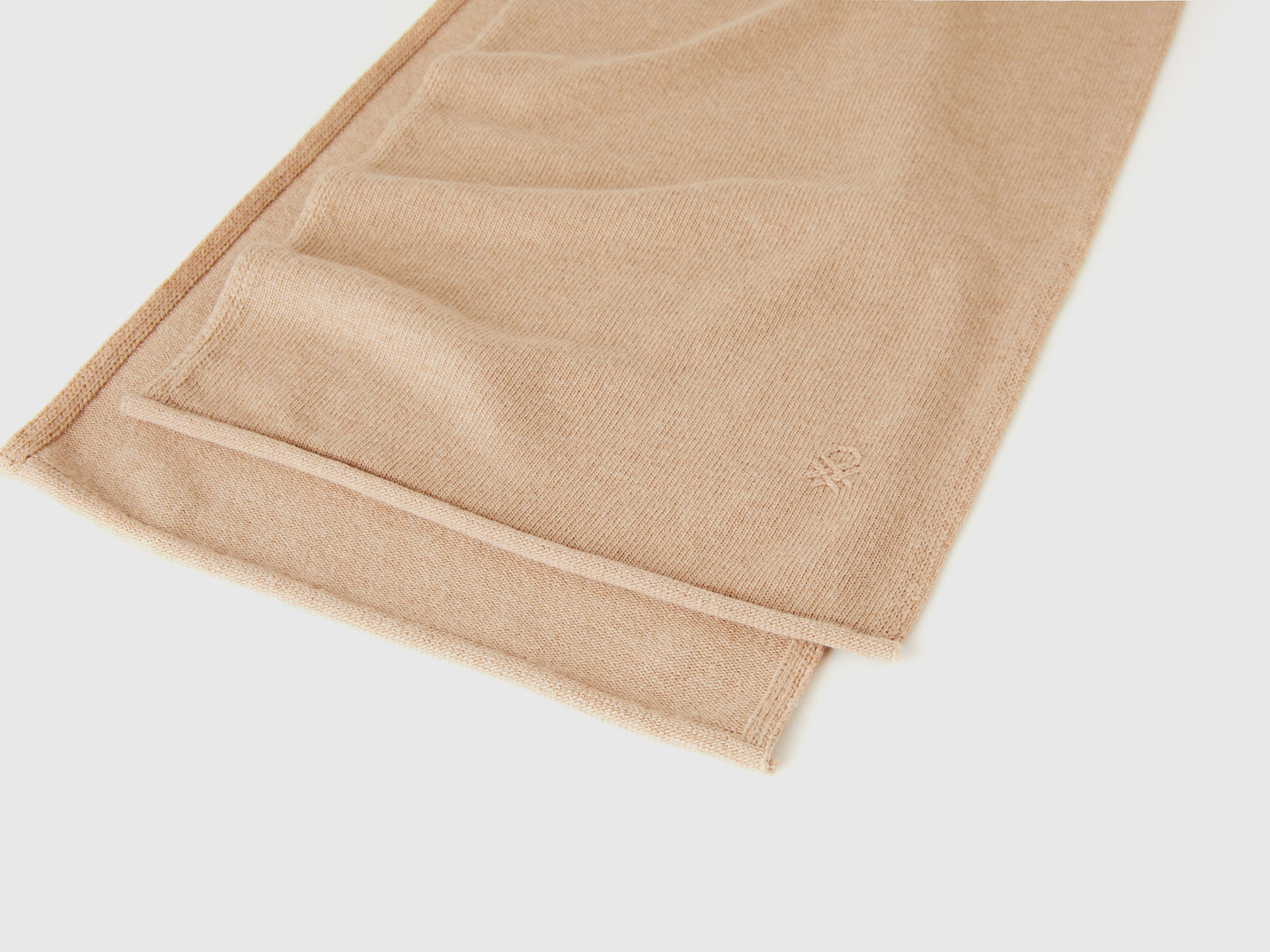 Sciarpa in misto cashmere da donna beige 2 | Benetton Outlet