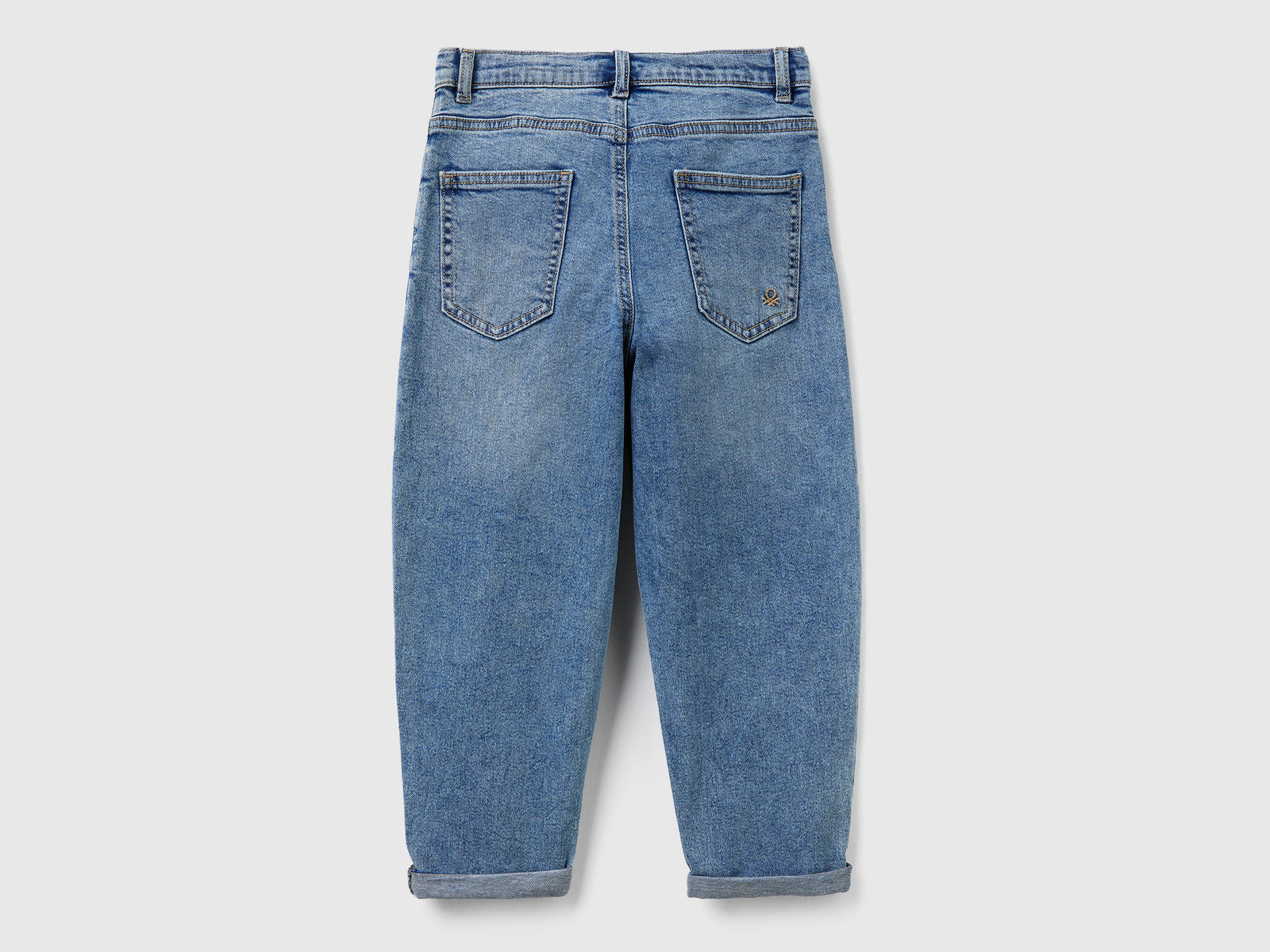 Jeans balloon fit da bambino bluette 2 | Benetton Outlet