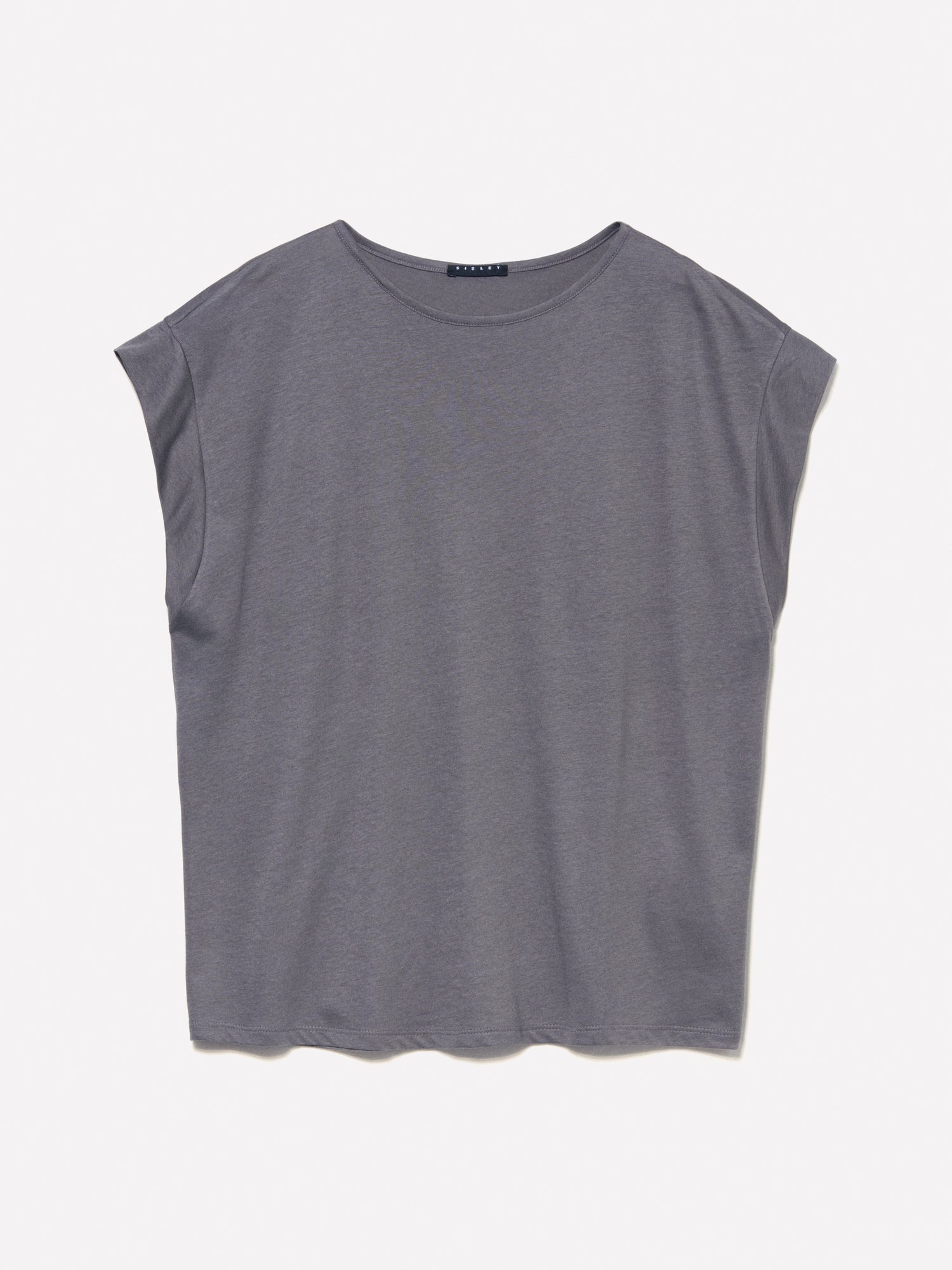 T-shirt con maniche a kimono da donna grigio scuro | Sisley Outlet