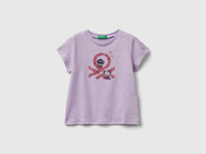 T-shirt in cotone bio con stampa