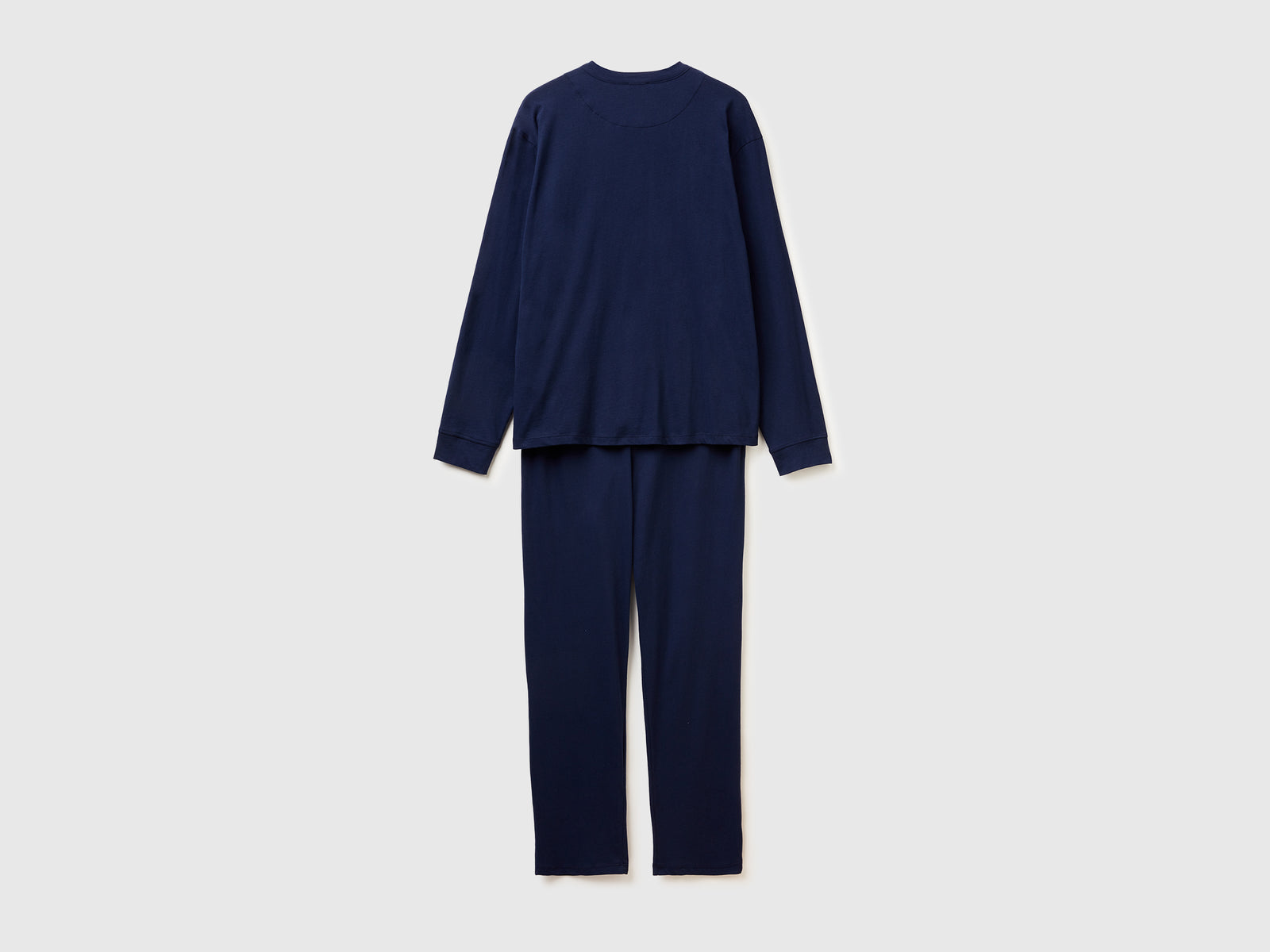 Pigiama 100% cotone da uomo blu scuro 2 | Benetton Outlet