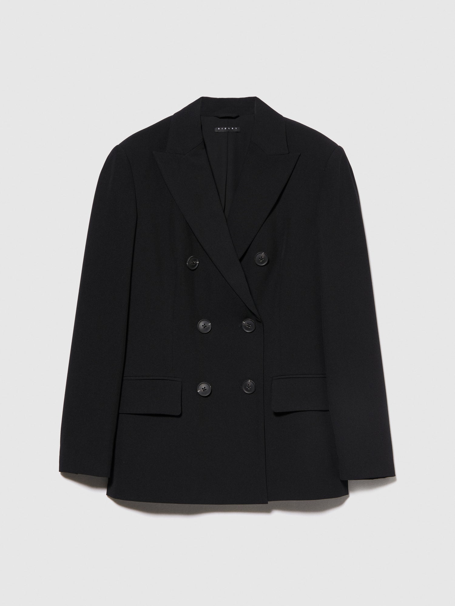 Blazer doppiopetto da donna nero | Sisley Outlet