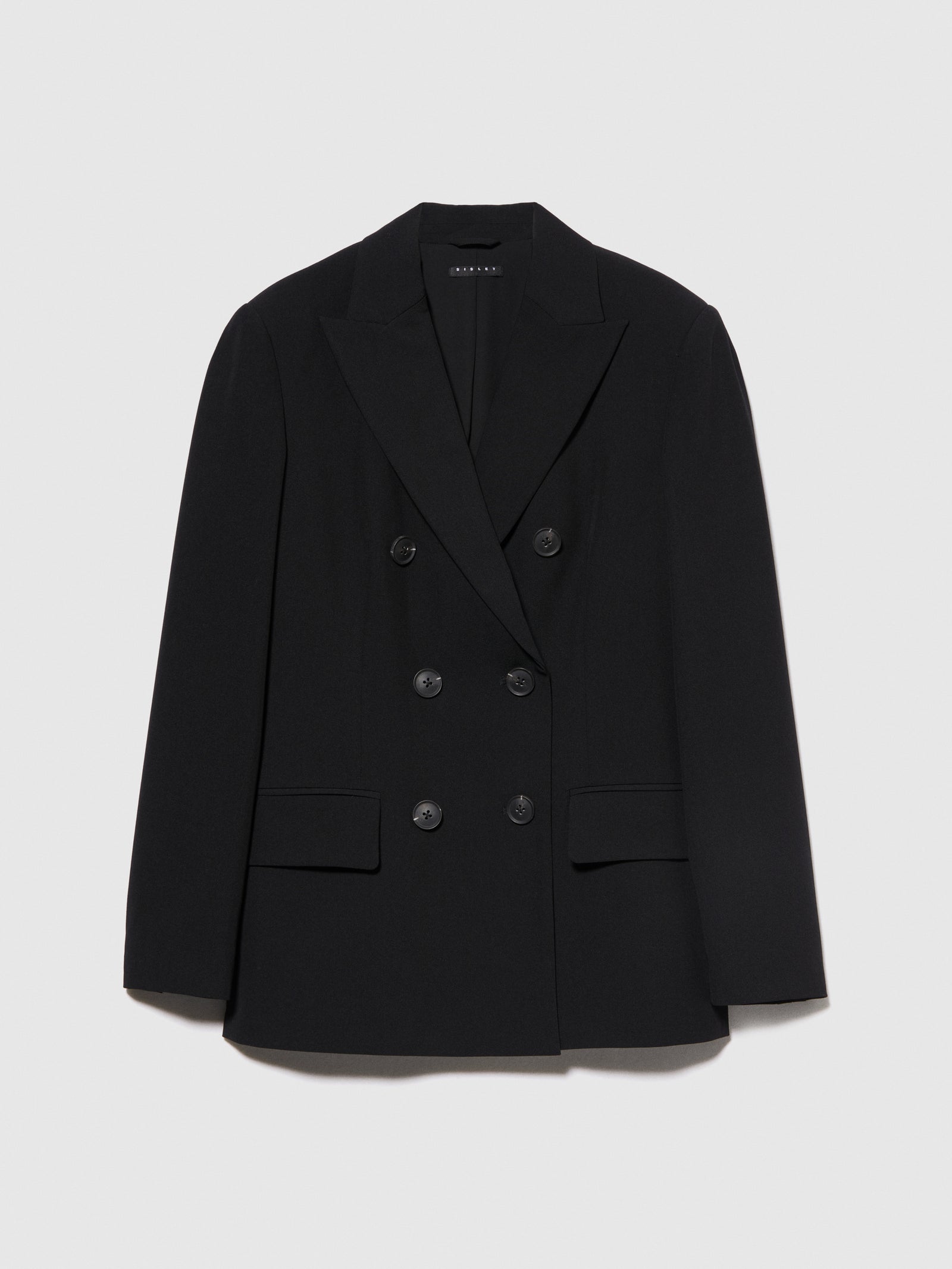 Blazer doppiopetto da donna nero | Sisley Outlet