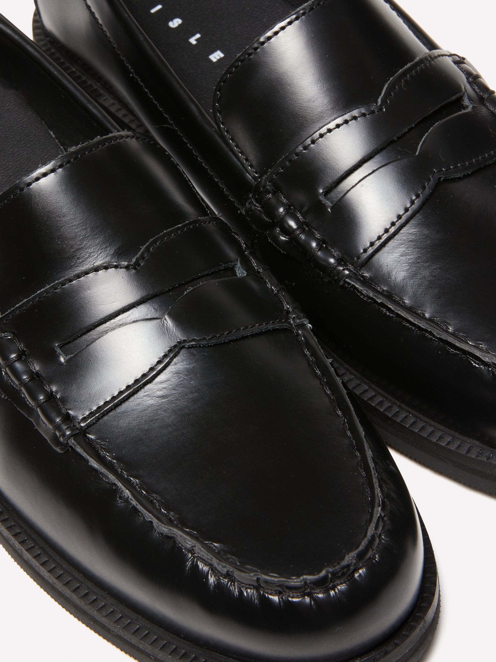Mocassini in pelle da donna nero 3 | Sisley Outlet