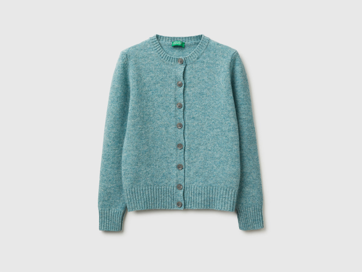 Cardigan in pura lana Shetland