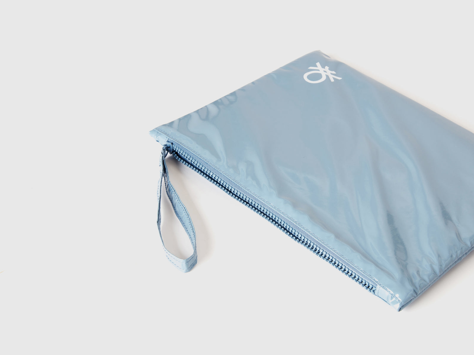 Busta grande con logo da uomo azzurro 3 | Multimarchio Outlet