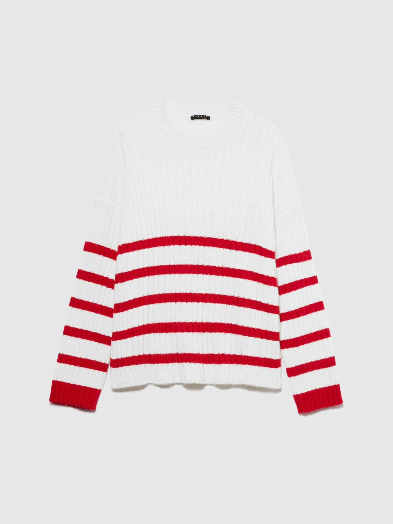 Maglia a righe da donna bianco | Sisley Outlet