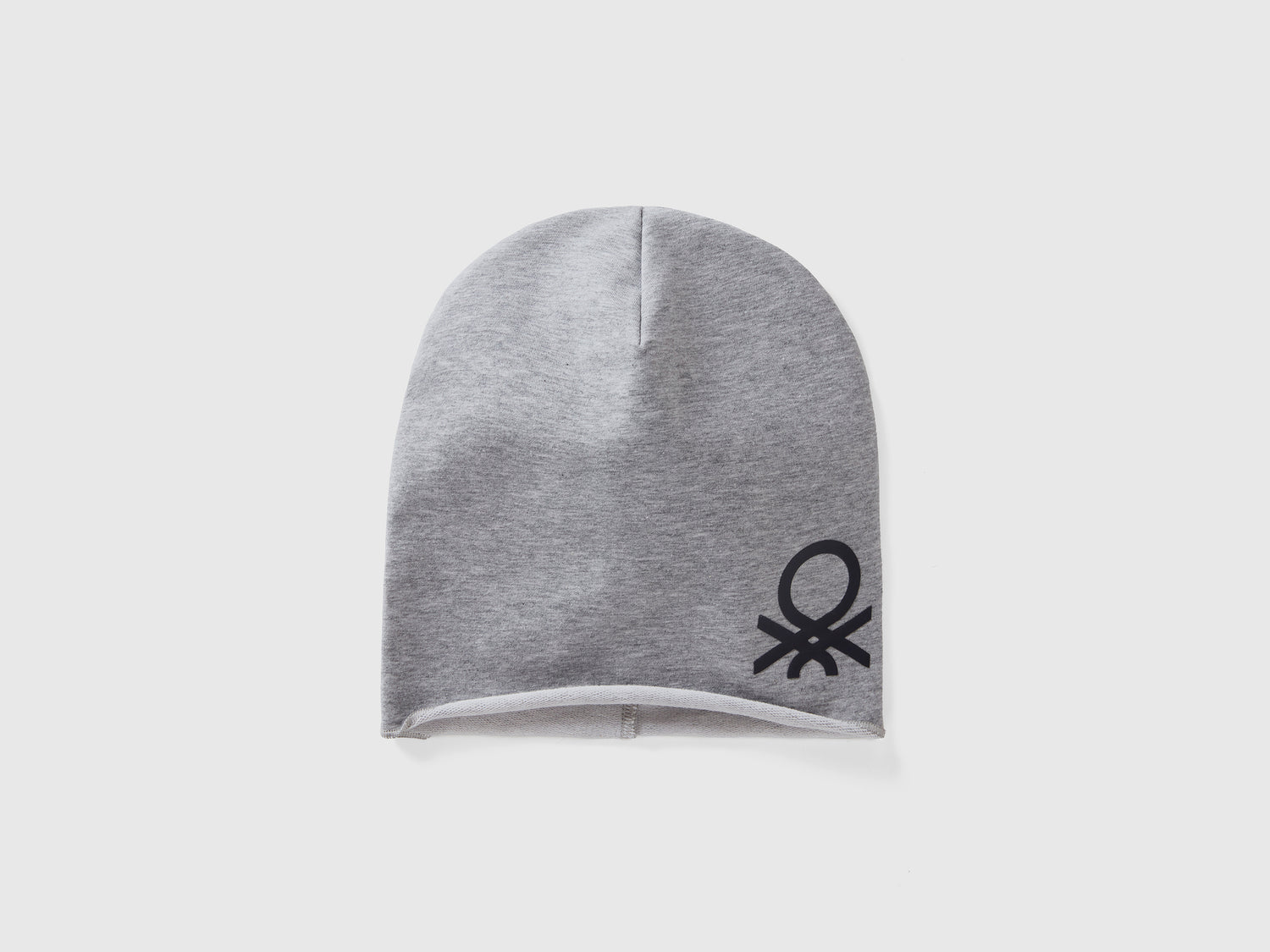 Cuffietta in cotone stretch da bimbo grigio chiaro | Benetton Outlet
