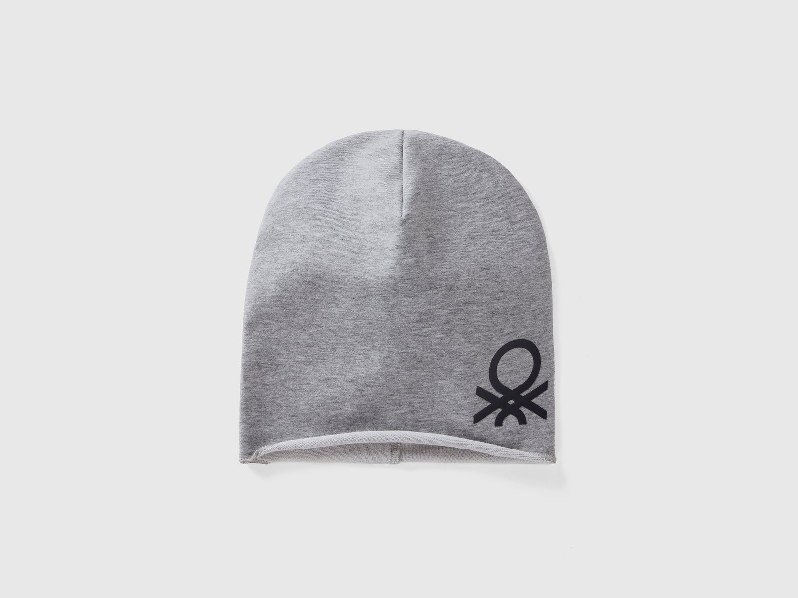 Cuffietta in cotone stretch da bimbo grigio chiaro | Benetton Outlet