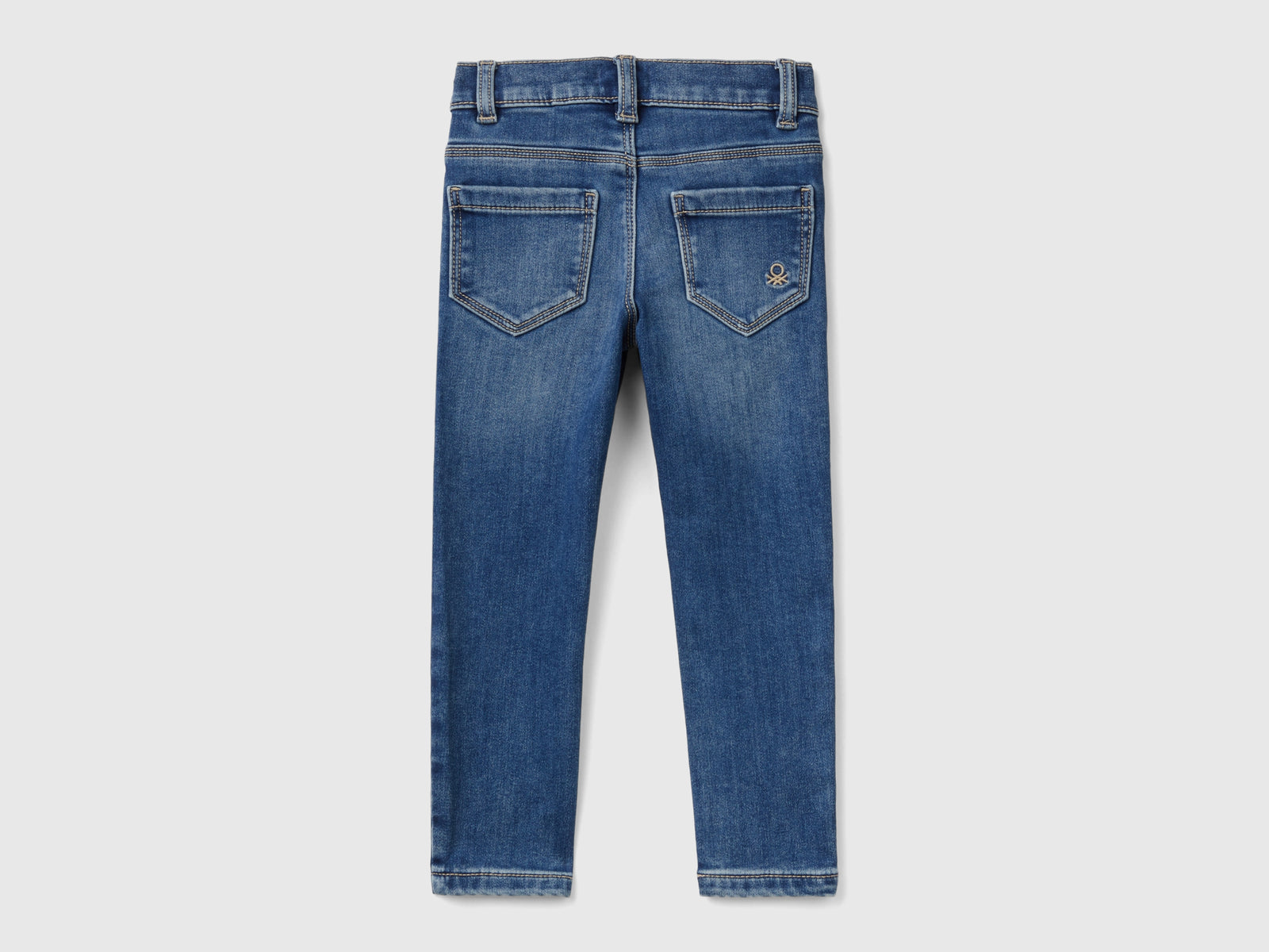 Jeans termici skinny fit da bimba blu 2 | Benetton Outlet