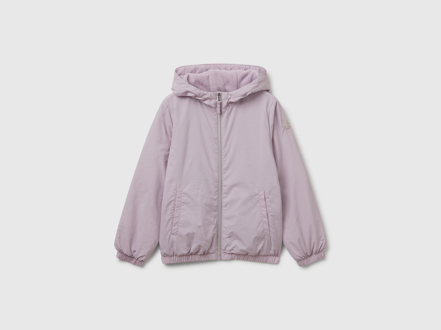 Giacca leggera "Rain Defender" da bambina lavanda | Benetton Outlet
