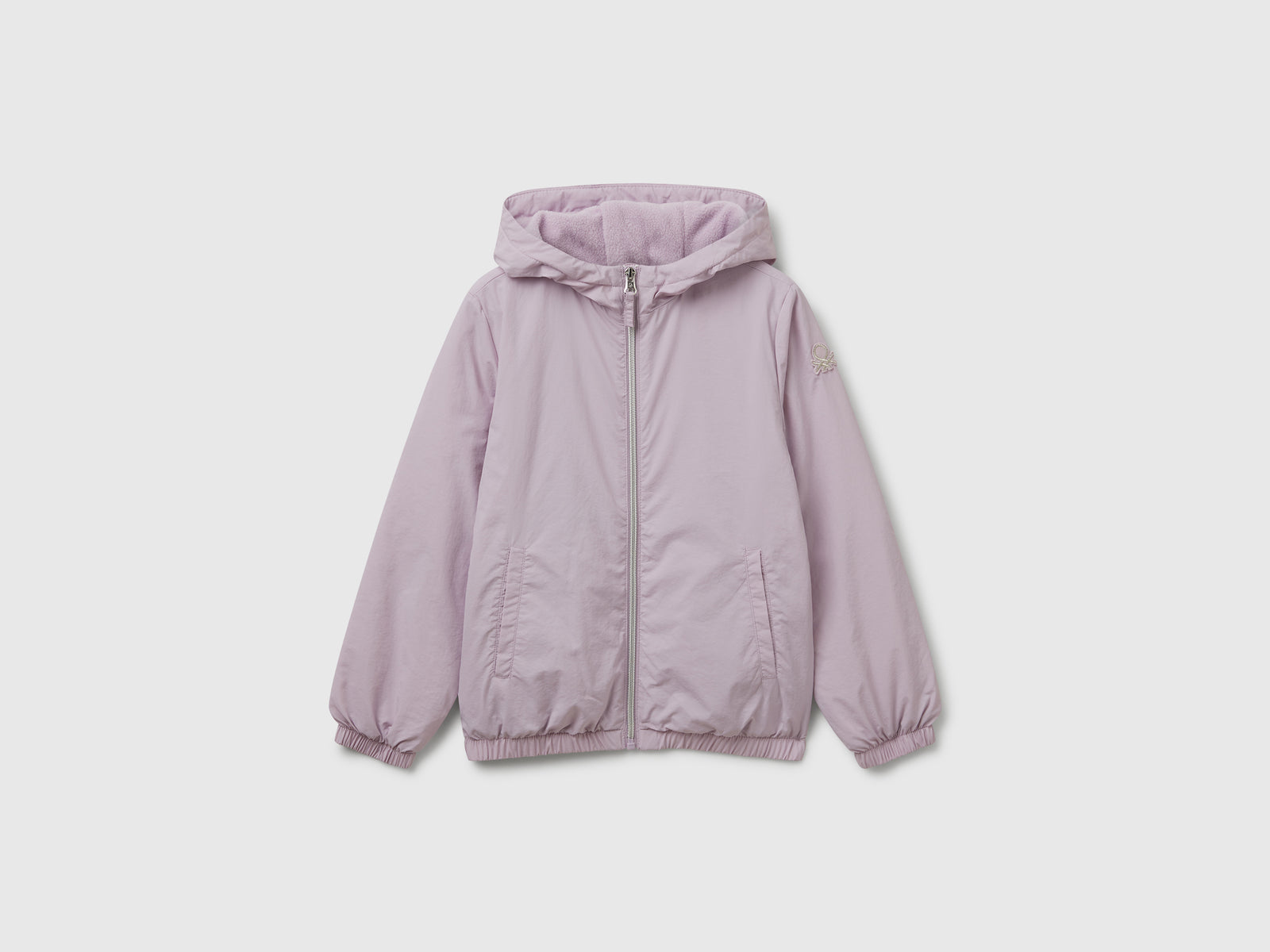 Giacca leggera "Rain Defender" da bambina lavanda | Benetton Outlet