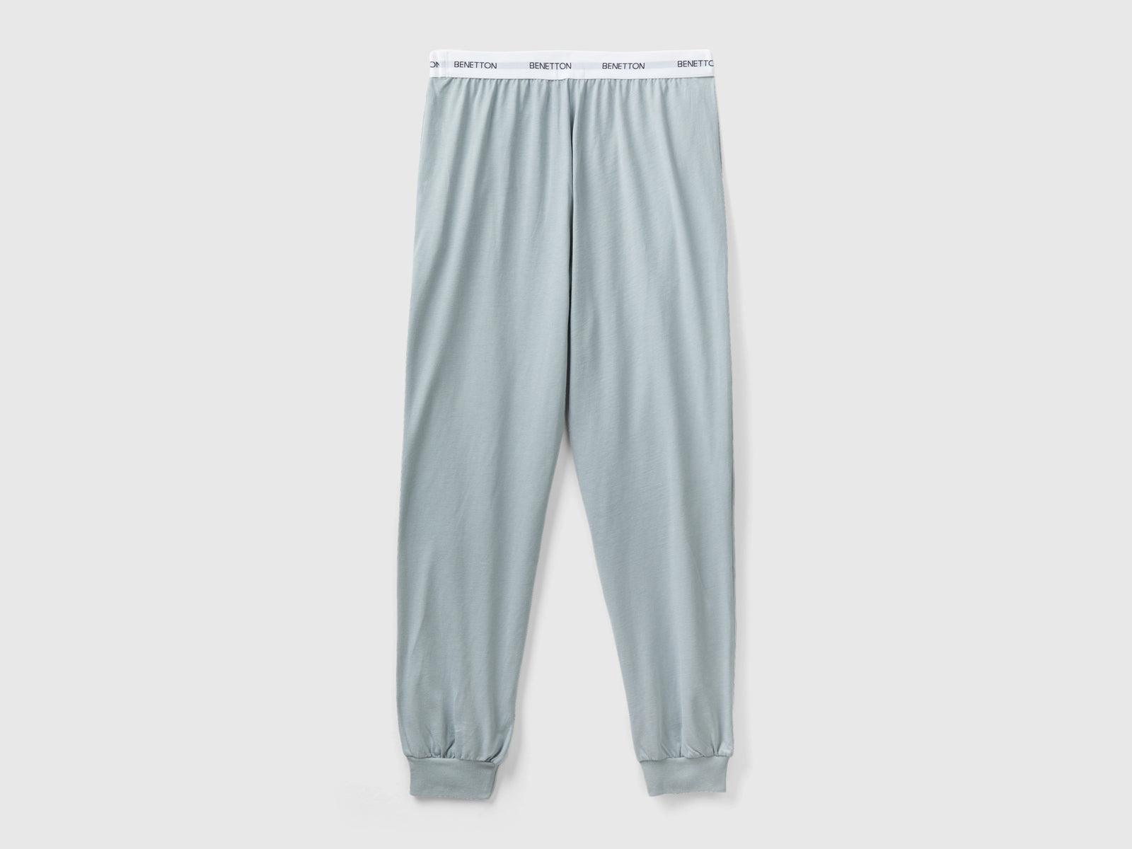 Pantaloni con elastico logato da donna grigio chiaro 2 | Benetton Outlet
