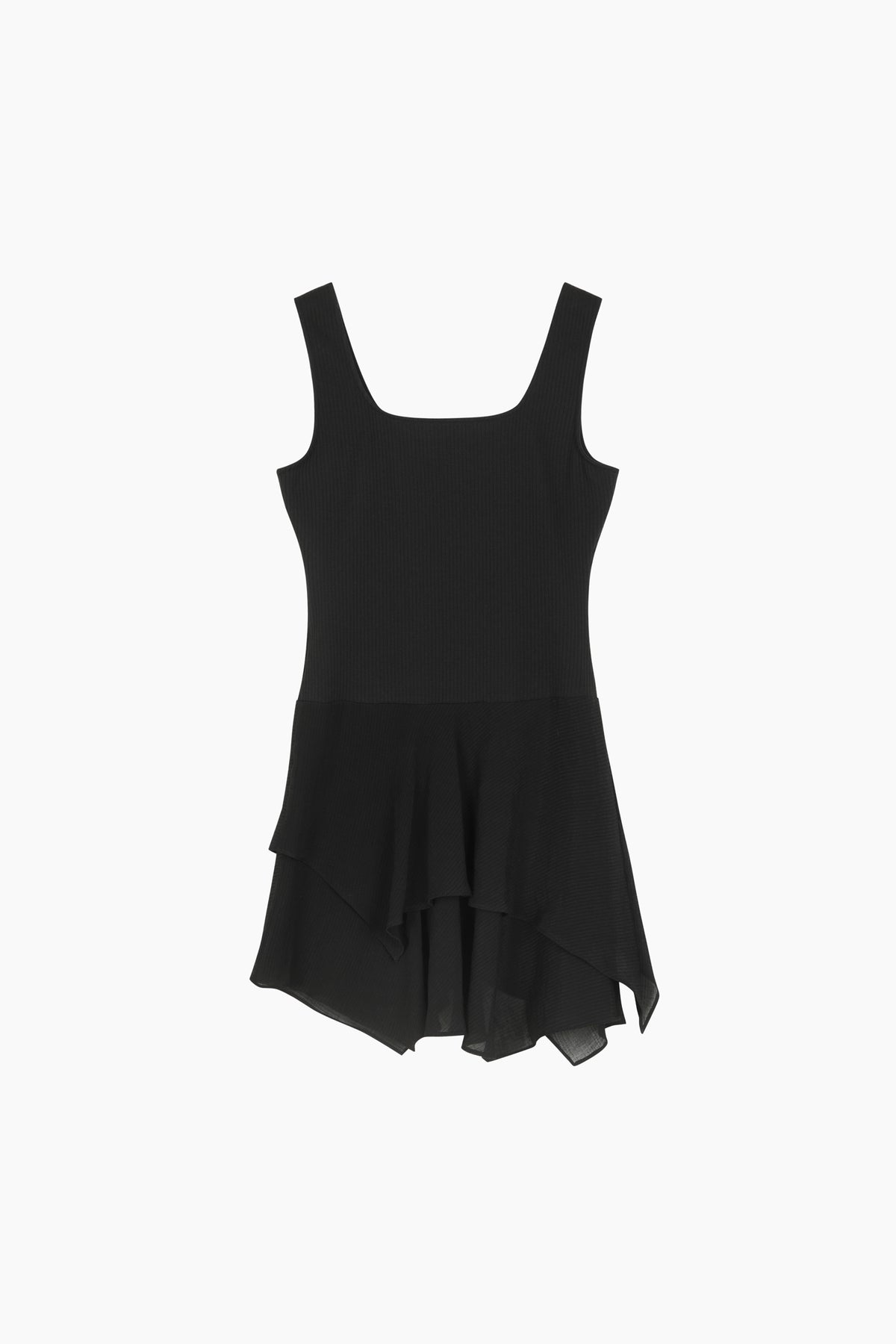 Vestito corto asimmetrico