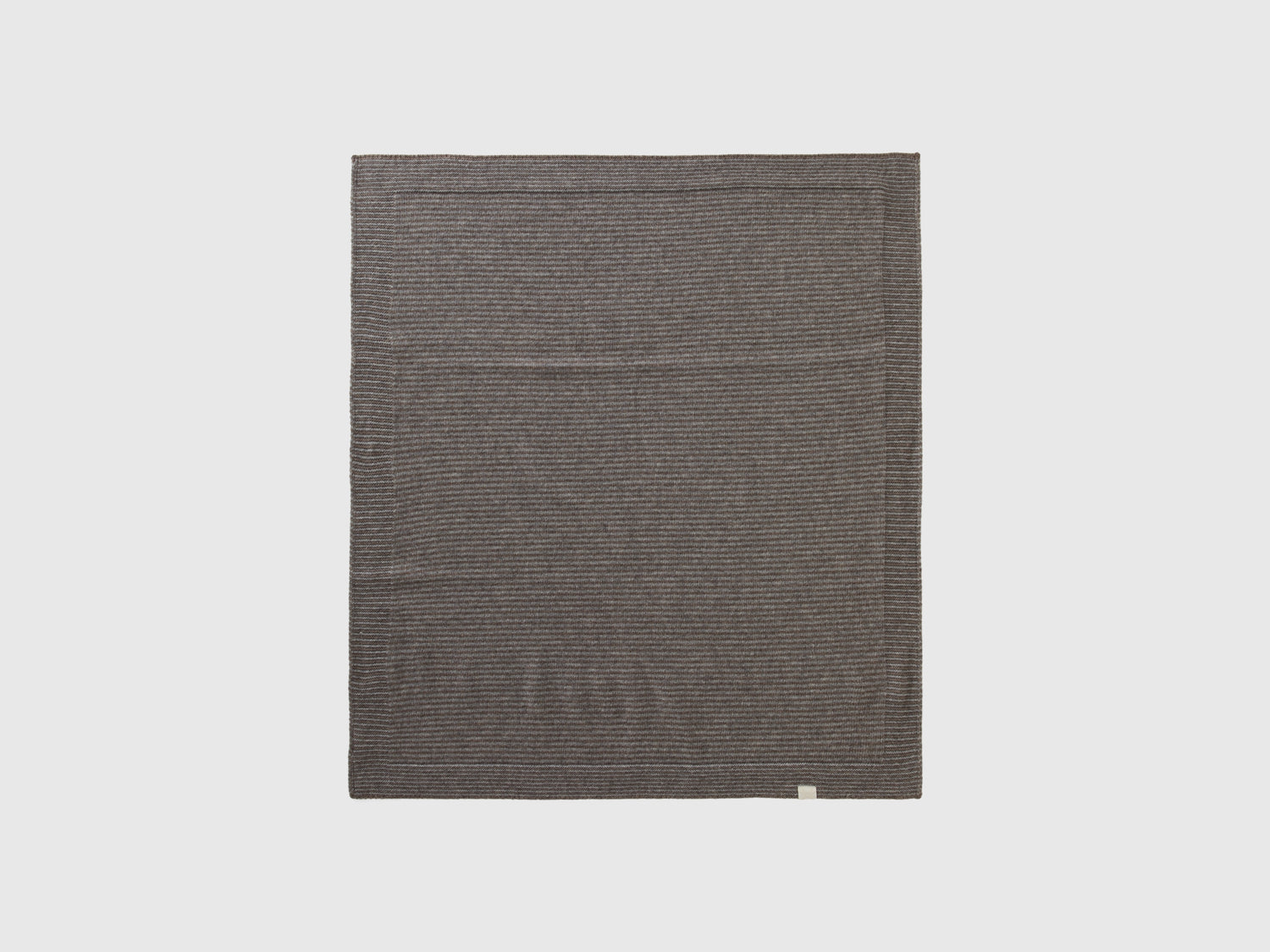 Coperta baby in misto cashmere e lana Merino da neonato grigio scuro | Benetton Outlet