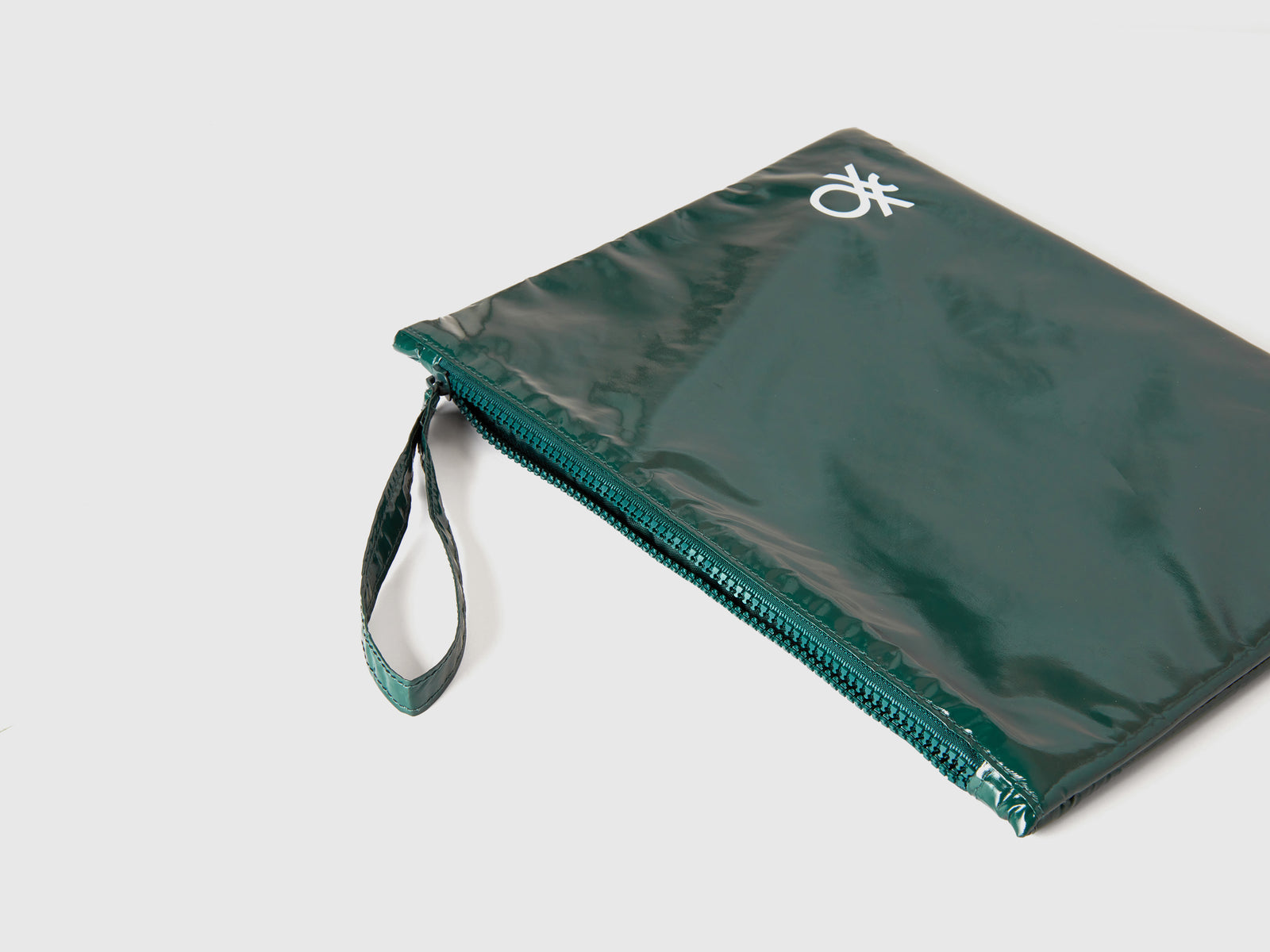 Busta grande con logo da uomo verde scuro 3 | Multimarchio Outlet
