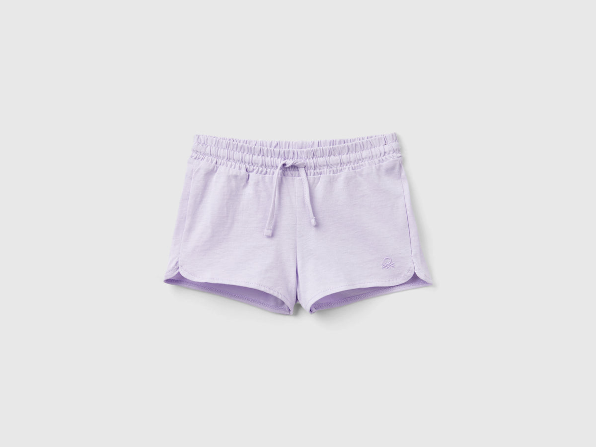 Shorts con coulisse in cotone bio