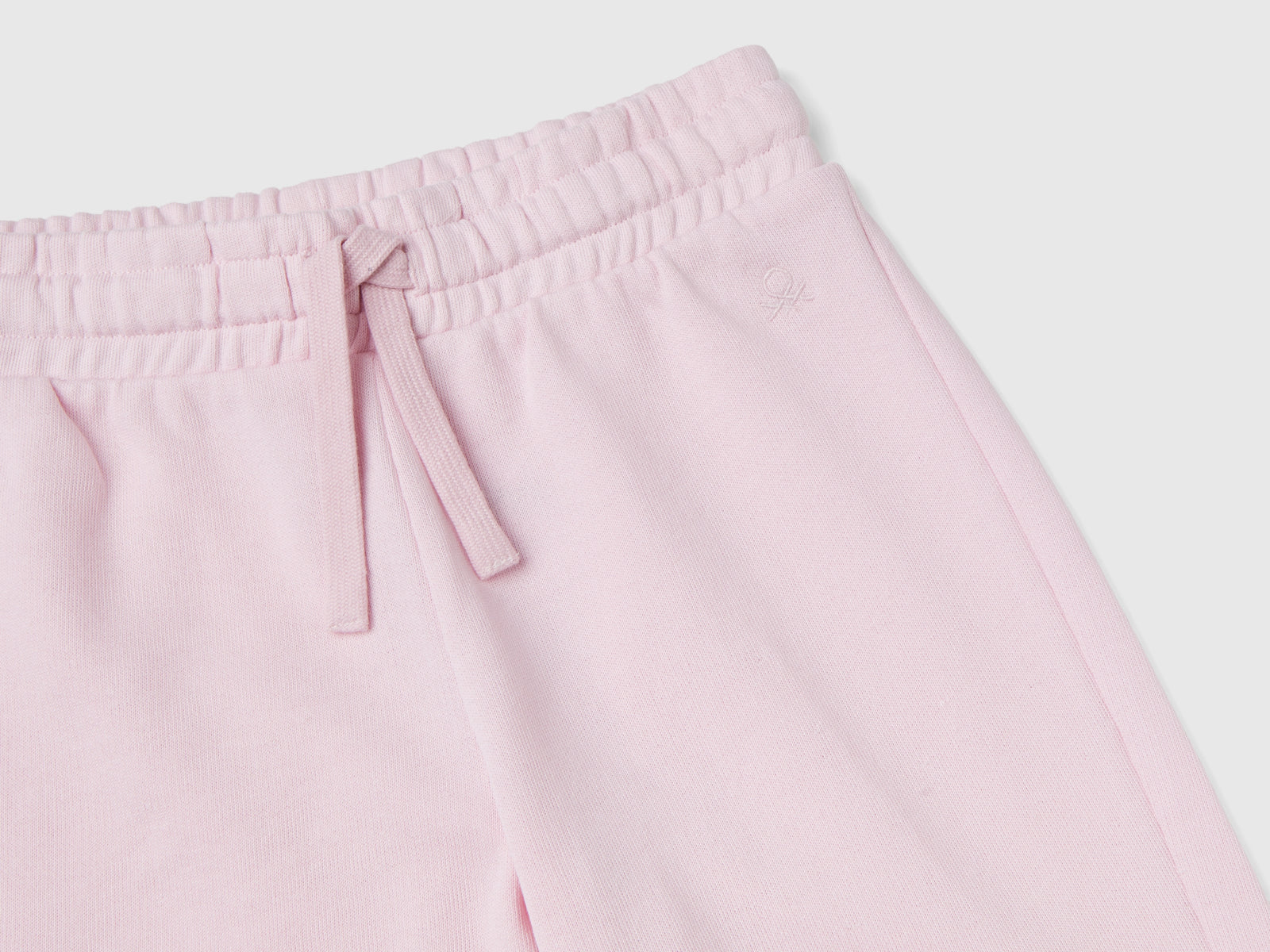 Pantaloni in felpa con logo da bambina rosa 3 | Benetton Outlet