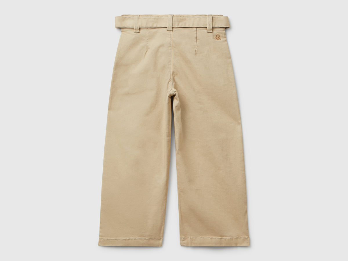 Pantaloni wide fit con fusciacca