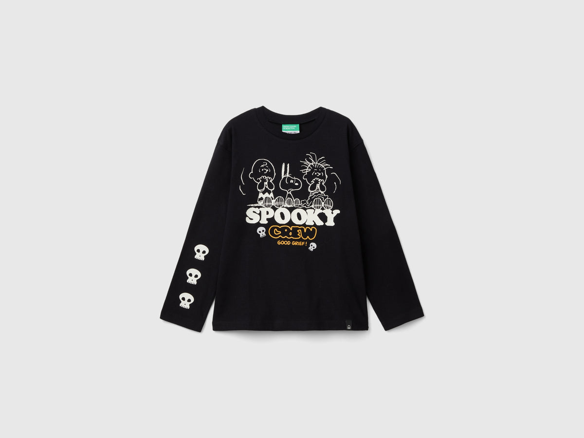 T-shirt ©Peanuts con stampa luminescente