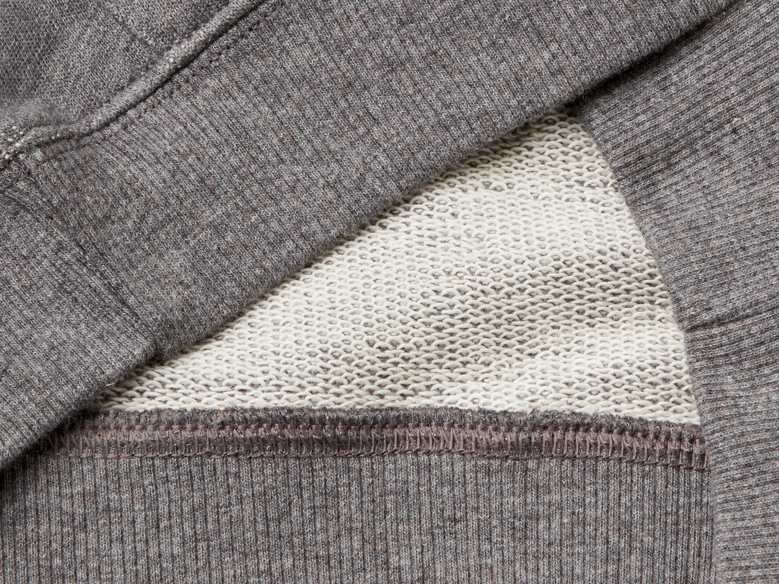 Felpa con logo e cappuccio da bimbo grigio scuro 3 | Benetton Outlet