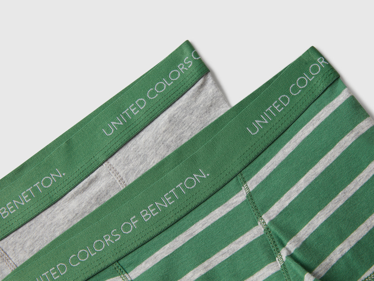 Due boxer in cotone stretch