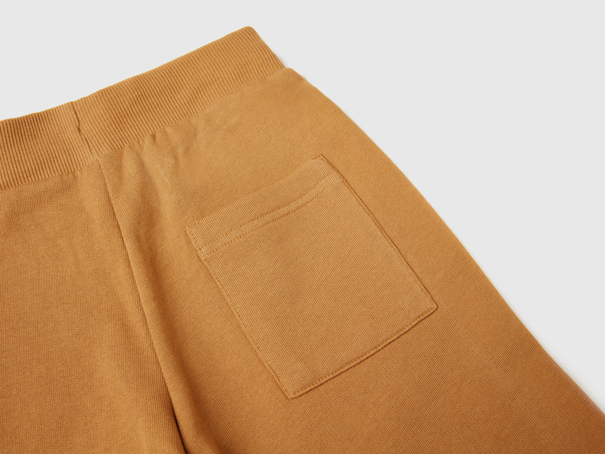 Pantaloni corti in felpa di puro cotone