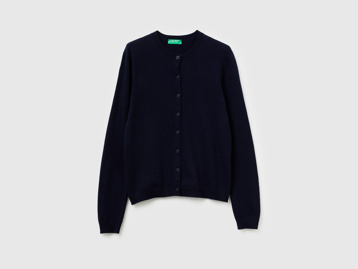 Cardigan in misto lana e cashmere