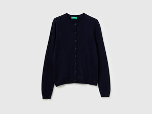 Cardigan in misto lana e cashmere
