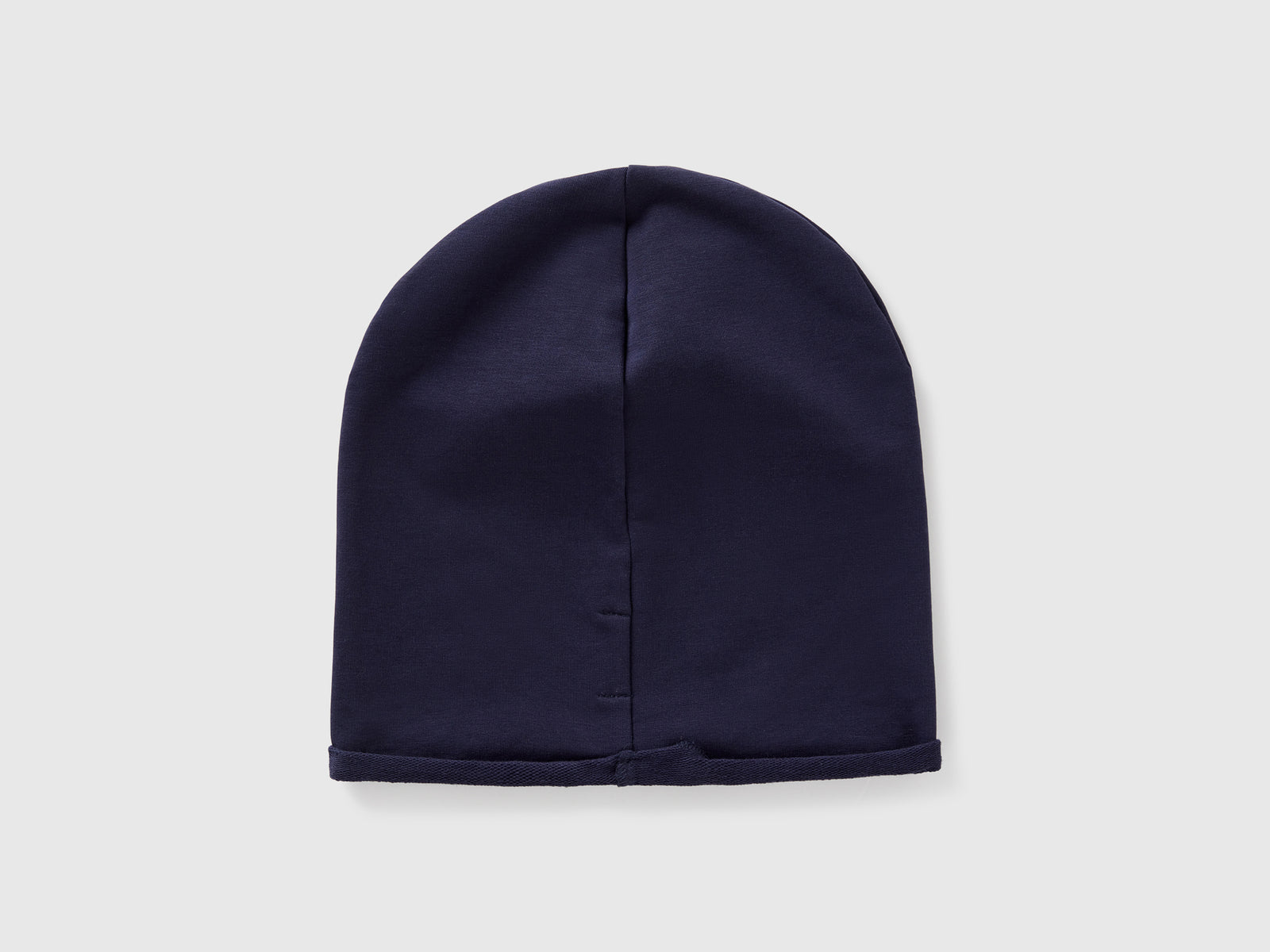 Cuffietta in cotone stretch da bambino blu scuro 2 | Benetton Outlet