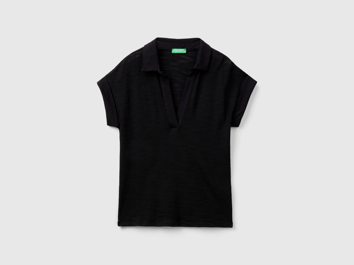 T-shirt leggera stile polo