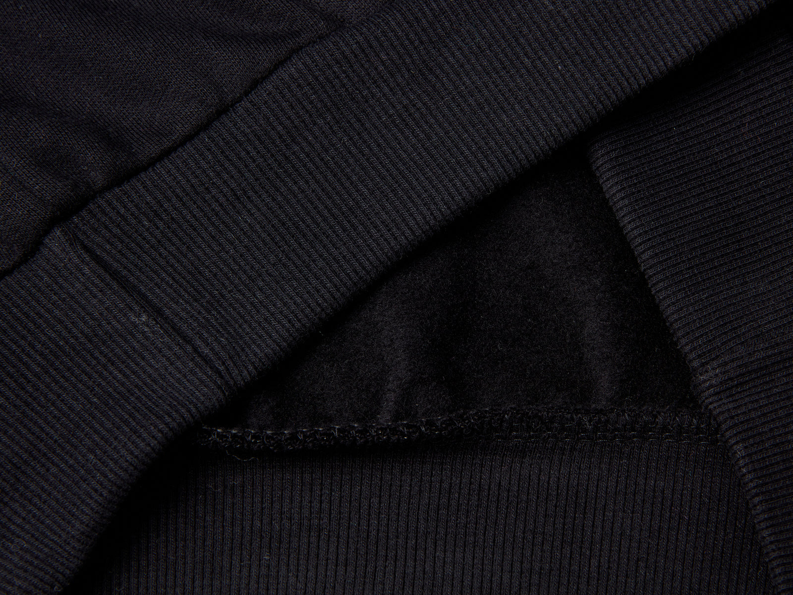 Calda felpa con cappuccio da bambino nero 3 | Benetton Outlet