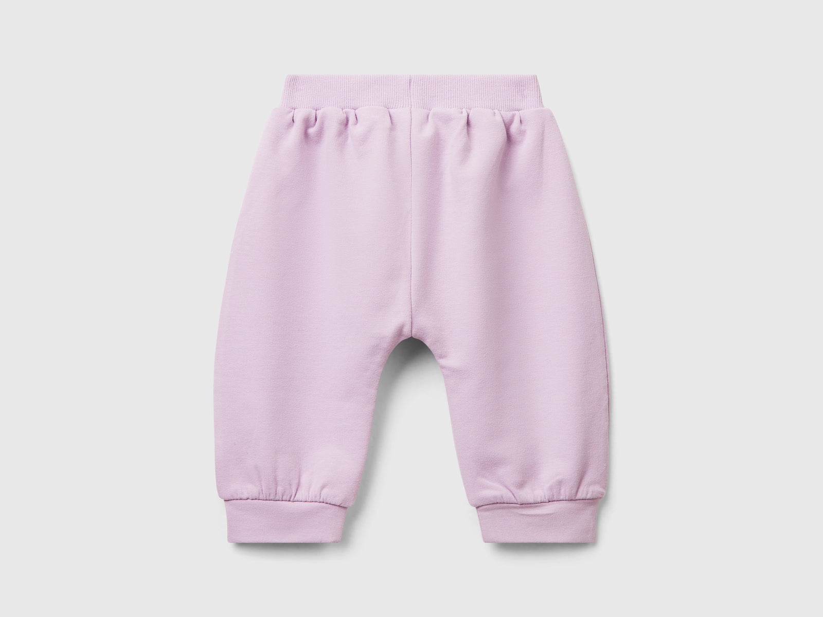 Pantaloni in felpa da neonato lavanda 2 | Benetton Outlet