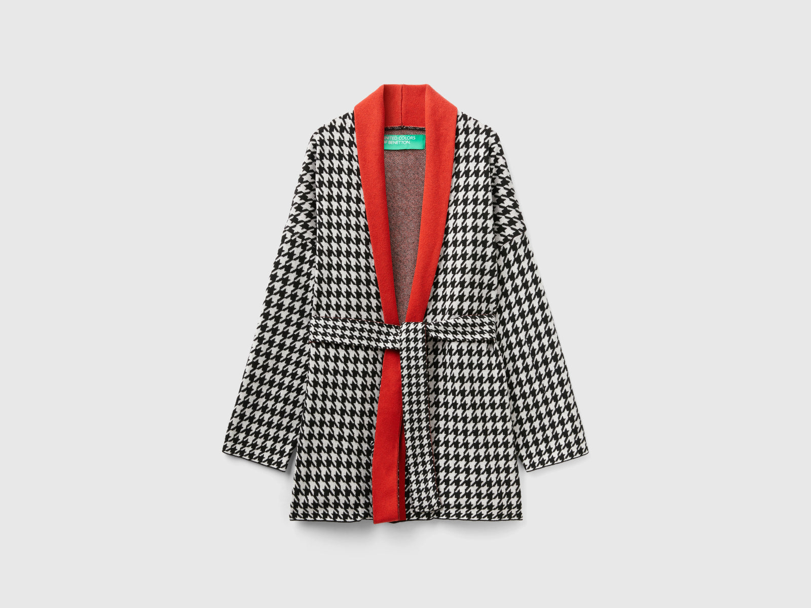 Cardigan pied de poule da donna multi-color | Benetton Outlet