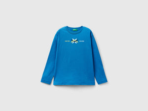 T-shirt manica lunga in cotone bio