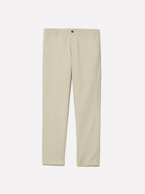 Slim fit sand chino trousers